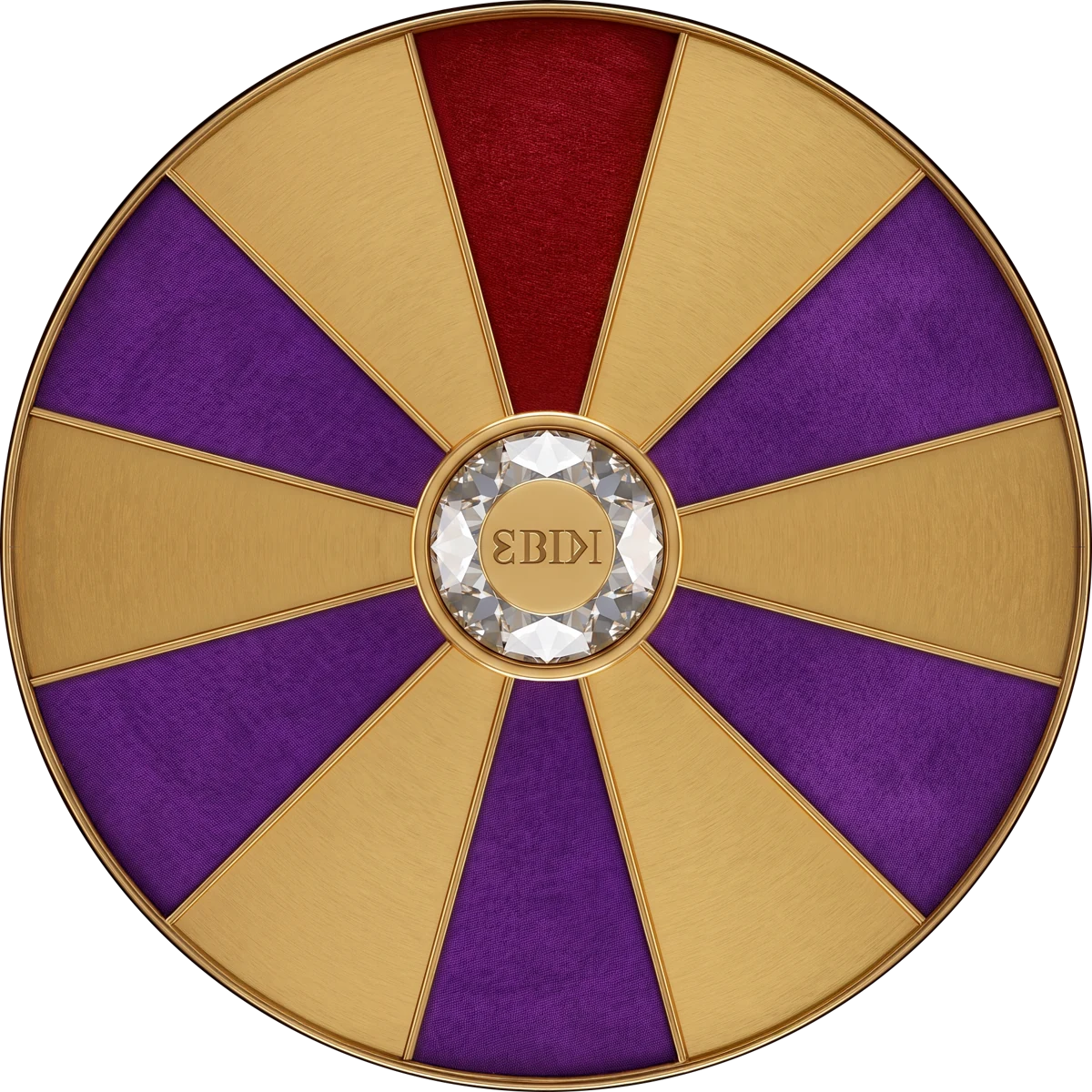 Golden prize wheel marking the Tuesday reload